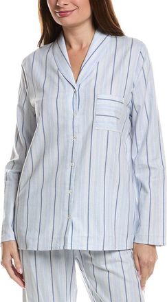 Hanro Hanro Loungy Nights Shawl Collar Cotton Shirt