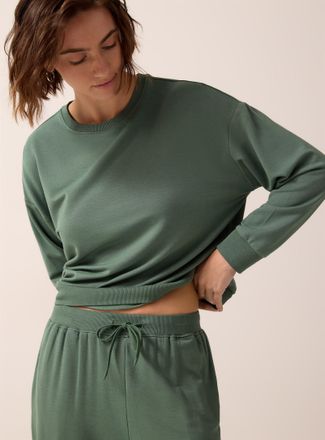 Miiyu Womens Brushed underside supple sweatshirt