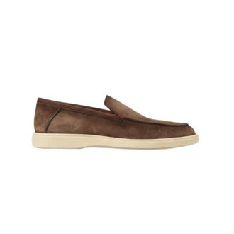 Santoni Schoenen, Dames, Bruin, 40 EU, Leer, Botanist Loafers