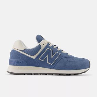 New Balance Womens 574 New Spruce Sneakers In Sea Salt