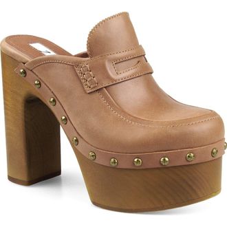 Zigi Soho Jiggy Platform Clog in Tan Leather at Nordstrom, Size 11