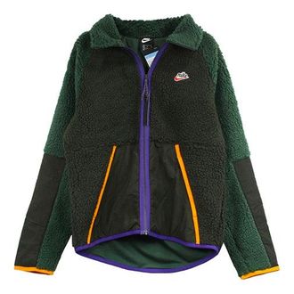 Nike Unisex Sportswear Stand Collar Jacket Green BV3722-355