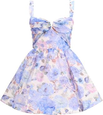 Zimmermann Rebellion Drape Mini Dress