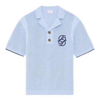 Dr&ocirc;le de Monsieur Polo Shirts, male, Blue, Size: S Polo Shirt with Logo