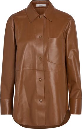 Joseph Penna Leather Jacket - Rust - 44 (UK16 / XL)