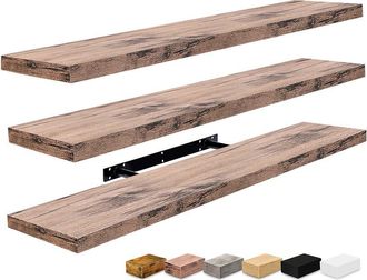 Sorbus Set Of 3 Large Floating Shelves