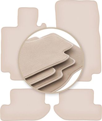 OEM Alfombrillas Beige Premium Para: Mercedes Cl W215 Coup&eacute; 1999-1006