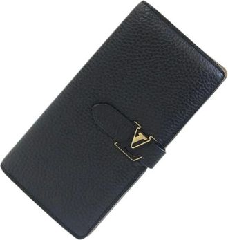 Louis Vuitton Pre-owned Wallets, female, Black, Size: ONE SIZE Pre-owned Leather wallets