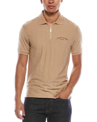 Scotch & Soda Popcorn Pique Polo Shirt