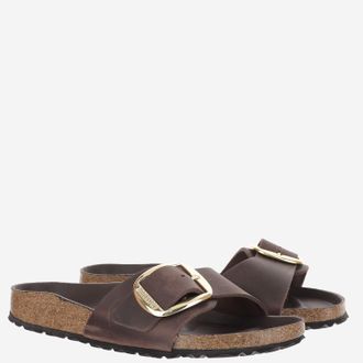 Birkenstock Unisex Sandals Madrid Dark Brown Leather