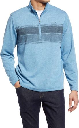 Travis Mathew Mens Bridge The Gap Jacket In Heather Blue Sapphire