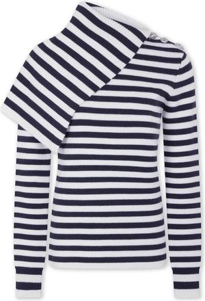 Paco Rabanne Oversized Wollen Coltrui - Dames - Coltruien - Blauw - M - Wol - Truien & Vesten