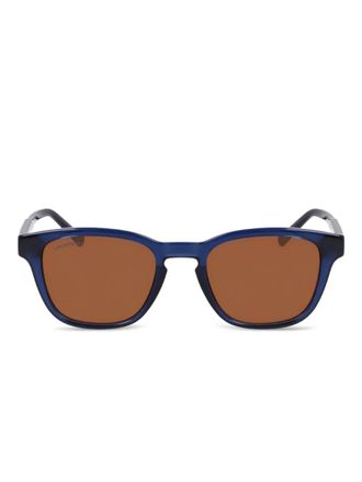 Lacoste square-frame sunglasses - Blue