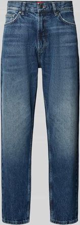 HUGO BOSS Relaxed Fit Jeans aus reiner Baumwolle Modell HUGO 838 in Blau, Größe 31/32