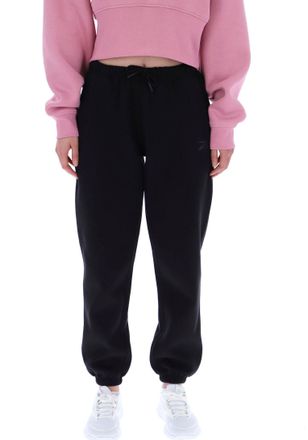 Reebok Jogginghose REEBOK AMANDA ELASTICATED JOGGER, Damen, Gr. XS, N-Gr, schwarz, Obermaterial: 60% Baumwolle, 40% Polyester, Hosen Jogginghose, sportlicher