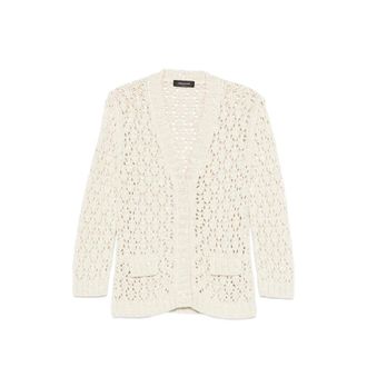 Fabiana Filippi Openwork Patch-pocket Cardigan