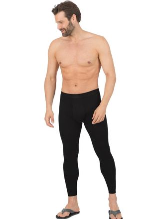 Trigema Lange Unterhose TRIGEMA TRIGEMA Lange Unterhose im Doppelpack, Herren, Gr. 10, 2 Stk., schwarz, 100% Baumwolle (Bio-Baumwolle kbA), Unterhosen Lange U