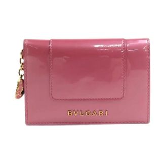 Bulgari Pre-owned Wallets, female, Pink, Size: ONE SIZE Pre-owned Vintage Card Case