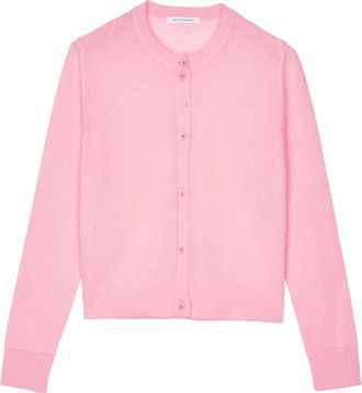 Cecilie Bahnsen Pretty Bow Knit Cardigan - female - Cecilie Bahnsen - Cardigans - Pink - S - Knitwear