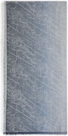 Berluti Light Blue Wool And Silk Scarf-Uomo