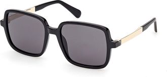Max & Co. MO0164 01A Womens Sunglasses Black Size 53
