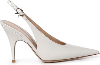 Gianvito Rossi Sofia Leather Slingback