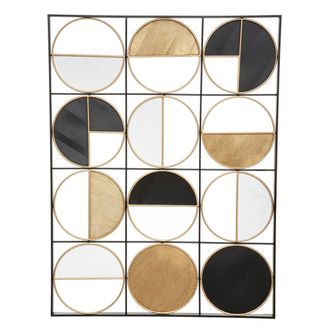 Atmosphera Atmosphera - Decoraci&oacute;n De Pared &laquo;zak&raquo; - Metal - Dorado 76 X 102 Cm Cr&eacute;ateur DInt&eacute;rieur