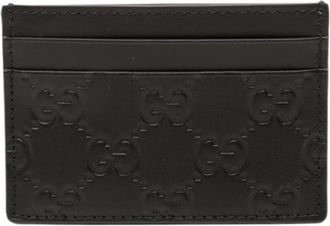 Gucci Pre-owned Wallets, female, Black, Size: ONE SIZE Pre-owned Leather Wallet