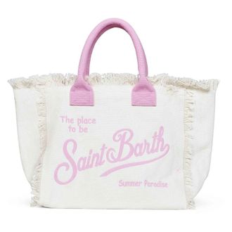MC2 Saint Barth Tote Bags, female, White, Size: ONE SIZE Vanity Tote Bag