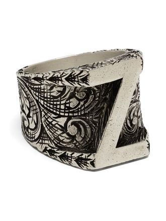 Gucci 2020 ring met gegraveerd paisley - Zilver