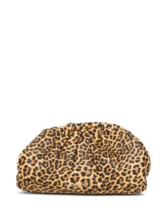 Ermanno Scervino Vanessa leopard-print clutch bag - Bruin