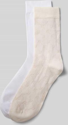 Joop Socken aus Baumwoll-Mix im 2er-Pack in Beige, Gr&ouml;&szlig;e 35-38