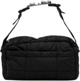 Prada Pre-owned Shoulder Bags, female, Black, Size: ONE SIZE Pre-owned Nylon Crossbody Bag