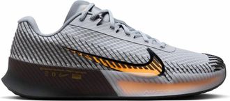 Nike Mens Zoom Vapor 11 Hc Shoes In Wolf Grey/laser Orange-Black
