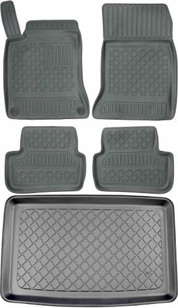 OEM Juego De Alfombrillas Para Coche Y Maletero Para Mercedes Clase B W246 Hatchback (octubre De 2011 A Diciembre De 2018)