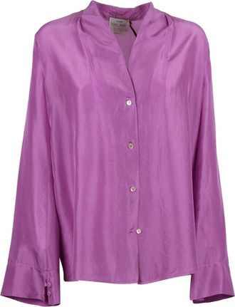 Forte_Forte Habotai Silk V Neck Blouse