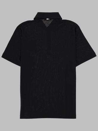 Herno Cotton Polo Shirt - Black