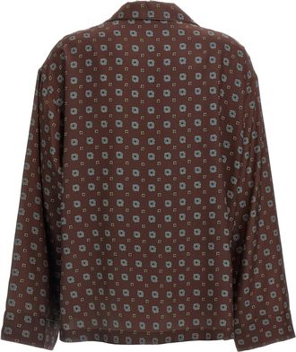 Moschino Womens Brown Silk Blouse