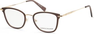 Longchamp Womens 49mm Brown Opticals