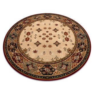 RugsX Rugsx - Alfombra De Lana Omega C&iacute;rculo Taros Oriental Rudy 2 Terracota Beige Circulo 200 Cm