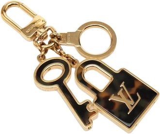 Louis Vuitton Pre-owned Accessories, female, Yellow, Size: ONE SIZE Pre-owned Metal Key Holder