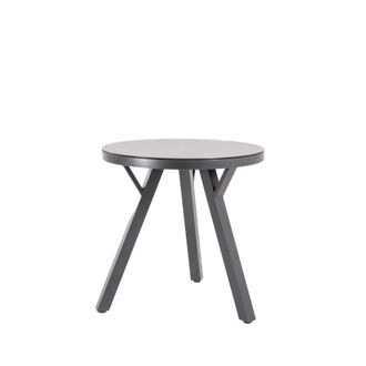 ED&Egrave;N JARD&Iacute; Mesa de exterior redonda antracita