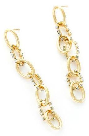 Panacea Crystal Link Drop Earrings in Gold at Nordstrom Rack