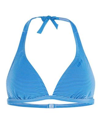 Protest Bade-Shirt PROTEST Bikini Top MIXALYSA 23, Damen, Gr. XL, Cup B, blau (havasublau), Obermaterial: 55% Polyester PES. 40% Polyamid PA. 5% Elasthan EL.,