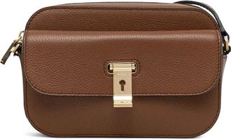 Bally Borsa a tracolla Lock Me piccola con battente - Marrone