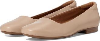 Naturalizer Kelly Ballet Womens Flat Shoes Creme Brulee Leather : 9.5 W (C)