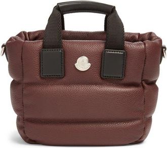 Moncler Micro Caradoc Puffer Tote in Port Royale at Nordstrom
