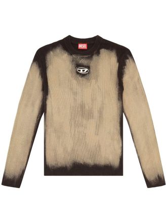 Diesel Maglione K-Darin a coste - Toni neutri