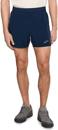 Brooks Journey 5 Shorts Mens Shorts Midnight Run : 2XL, Polyester/Spandex