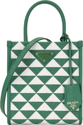 Prada Mujer, Bolsos, Verde, Talla: ONE Size